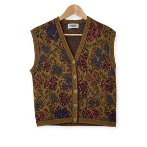 Vintage Missoni Sport Men's Multicolor Wool Blend Vest Jacket Italy Size 42